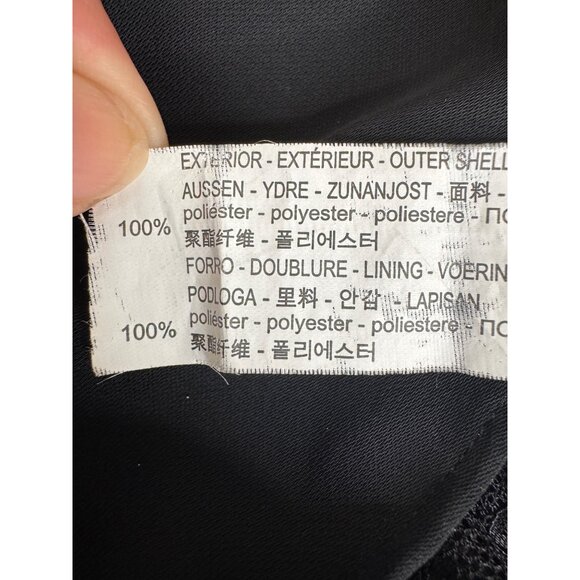 2/$30 Zara M Basic Collection Black Sleeveless Top With Lace Hem - Picture 6 of 12